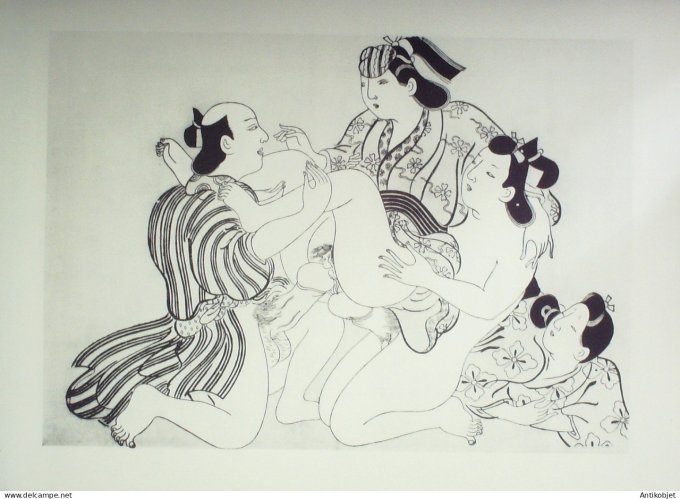 Estampe Japonaise scène érotique (Sugimura Jihei 1681-1703)