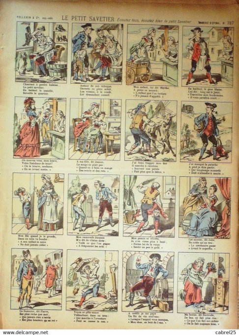 Le Petit Savetier  (Pellerin d'epinal)