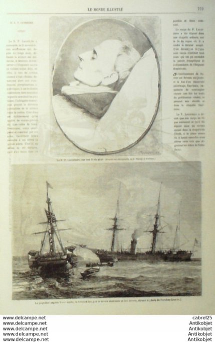 Le Monde illustré 1861 n°243 Italie Cintra Algérie Marbres Onyx
