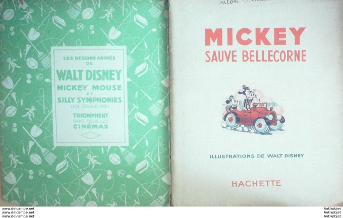 Walt Disney Mickey sauve Bellecorne # 13 Edit Hachette Eo 1937