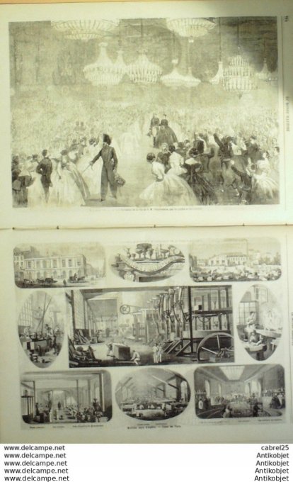 Le Monde illustré 1861 n°243 Italie Cintra Algérie Marbres Onyx