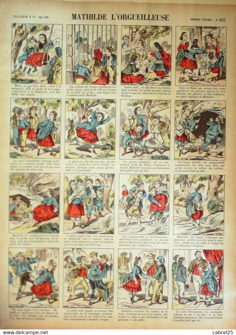 Mathilde L'orgueilleuse (Pellerin d'epinal)