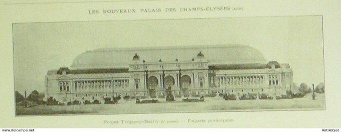 L'illustration 1896 n°2787 Edmond Goncourt Par-sConflans course Havre (76) Palais Champs-Elysées