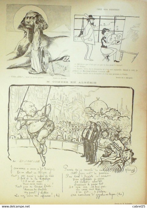 Le Rire 1896 n° 76 Wettner Forain DE Nezière Fau Radiguet Dépaquit Tilly
