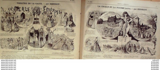 Le Rire 1896 n° 76 Wettner Forain DE Nezière Fau Radiguet Dépaquit Tilly