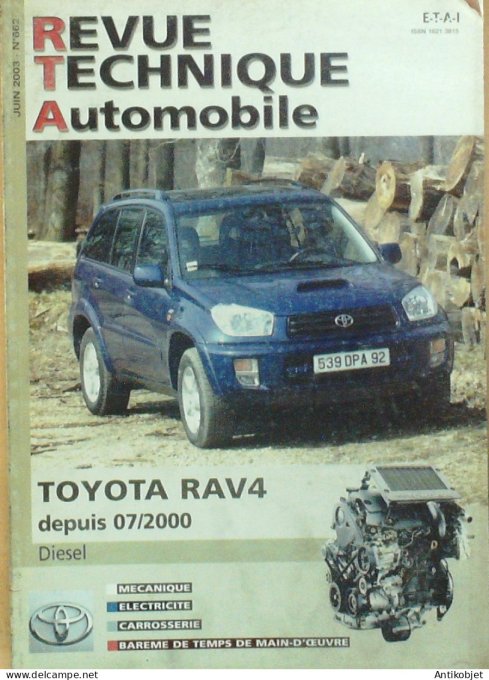 Revue Tech. Automobile 2003 n°662 Toyota Rav4