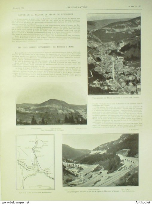 L'illustration 1900 n°2998 Shah de Perse Chine Tien-Tsin Pao-Ting Pékin Montmartre Funiculaire Morez