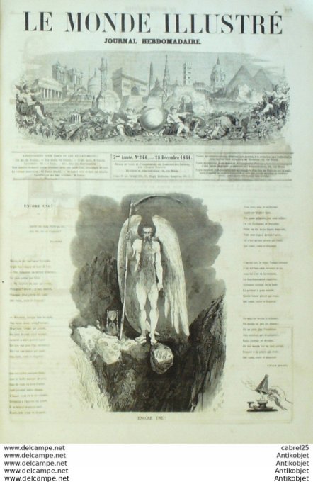 Le Monde illustré 1861 n°246 Italie Pise Vesuve Torre Windsor Inde Gange