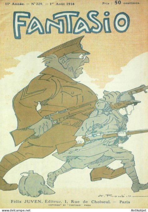 Fantasio 229 1916 Icart Vallee Delaw Ben Sussan Robinson Ray Vion Addis