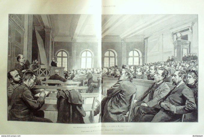 Le Monde illustré 1891 n°1808 Honfleur (14) Rouen (76) Saint-Sever ANgleterre Sandgate