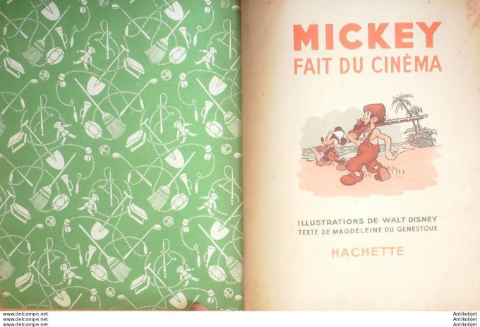 Walt Disney Mickey fair du Cinema Hachette # 18 Eo 1941