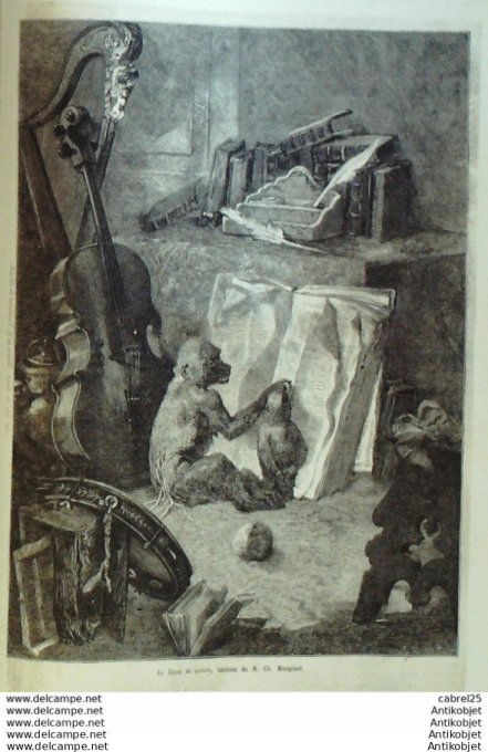 Le Monde illustré 1861 n°246 Italie Pise Vesuve Torre Windsor Inde Gange