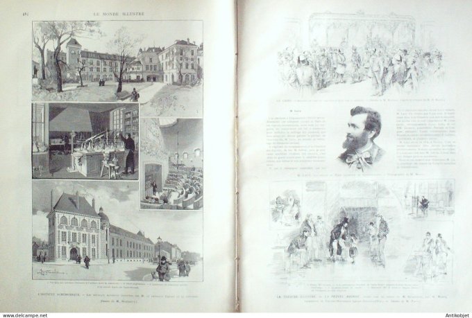 Le Monde illustré 1890 n°1758 Egypte Russie Nijni-Taghilsk Irkoutsk Berlin Victoria & prince Schaumb