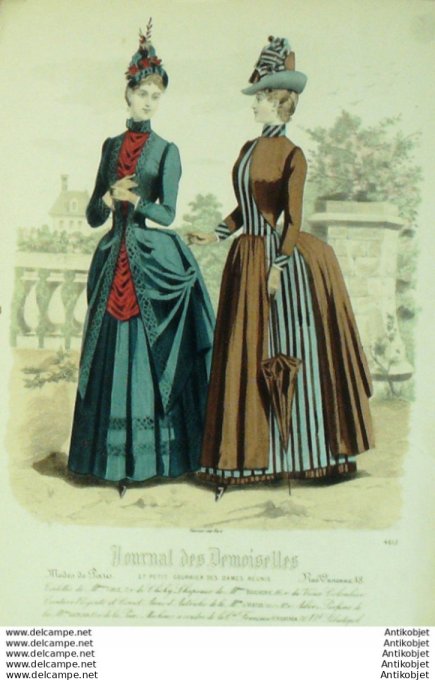 Journal de Demoiselles 1887 # 4612 (Maison Turle)