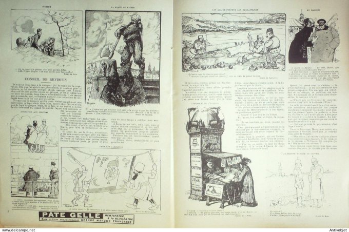 Le Rire Rouge 1915-03-20 #  18 Journal humoristique Ed.Originale Soldat Kaiser