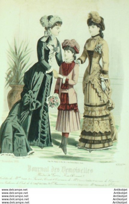 Journal de Demoiselles 1881 # 4336b (Maison Tarot)