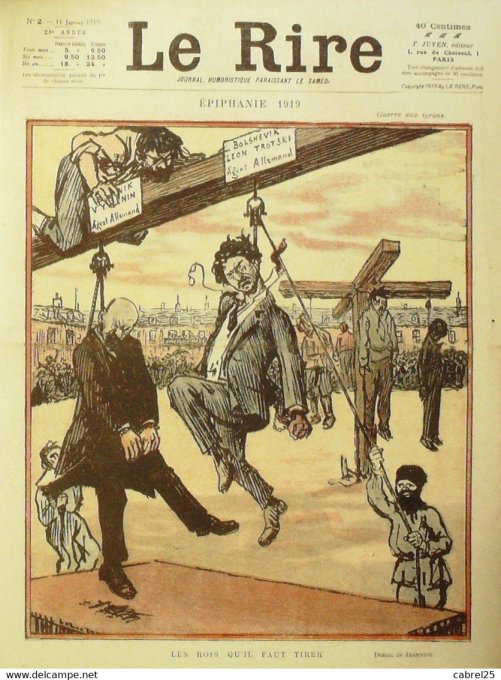 Le Rire 1919 n°  2 Jeanniot Falké Genty Orsi Vallée Amos Radiguet