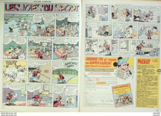 Journal de Mickey n°1864 PERILLOU Isabelle (22-3-1988)