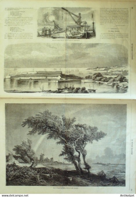 Le Monde illustré 1862 n°248 St-Pierre Louviers (27) Maroc Type Tétouan Martinique Port-Royal Mexiqu