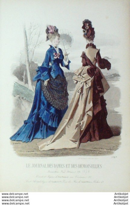 Journal des Dames Demoiselles 1873 # 1134 (Maison Plument)