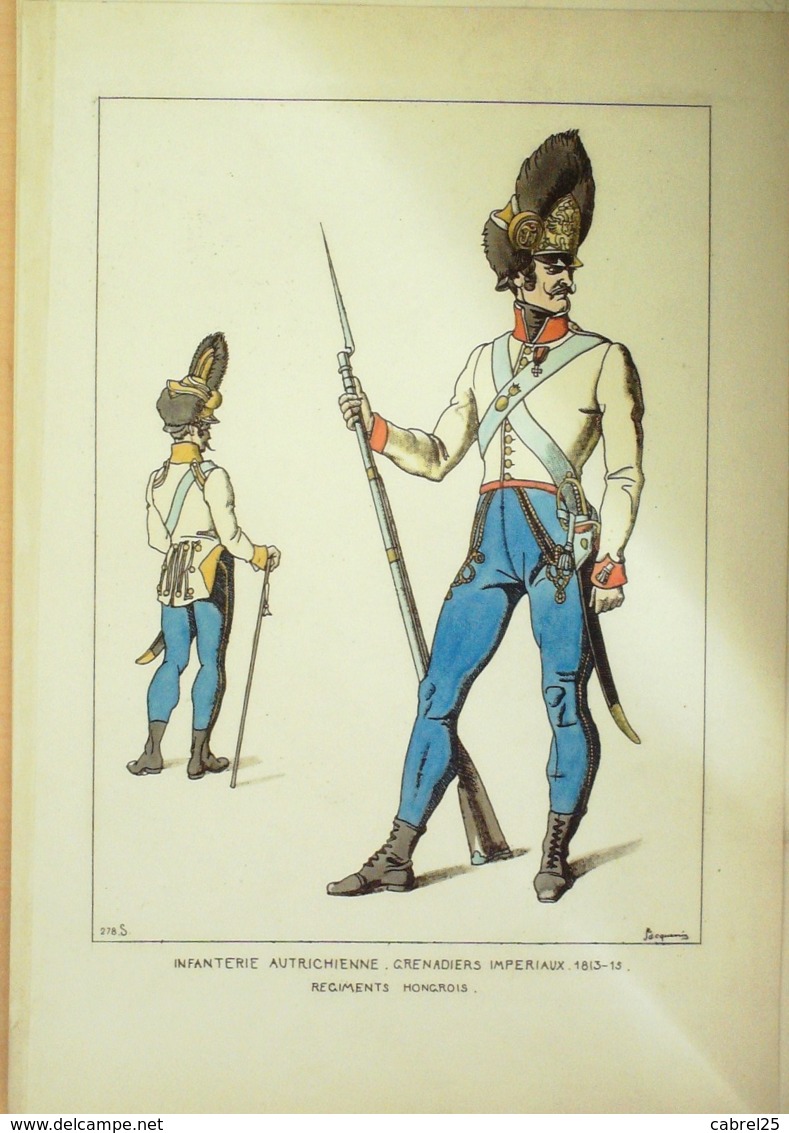 Autriche Infanterie GRENADIER impérial en 1813