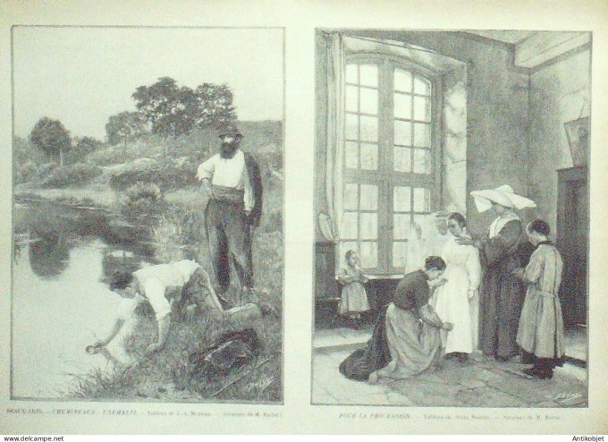 Le Monde illustré 1898 n°2154 Cuba Santiago chambre des députés bureau