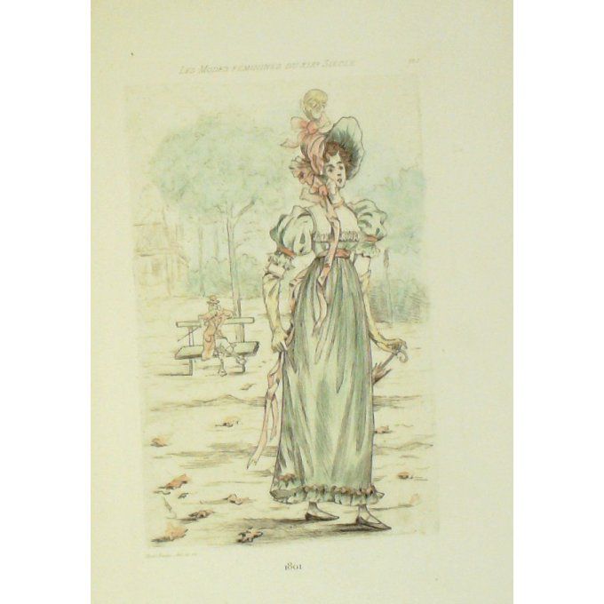 Mode Féminine époque époque 1801 (H.Boutet)