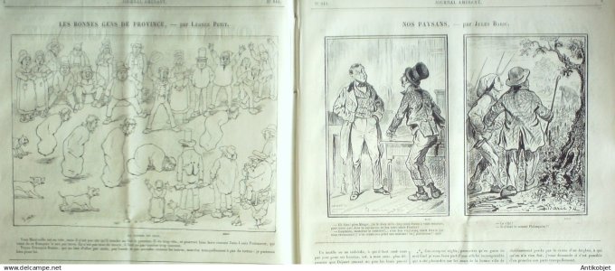 Le Journal Amusant 1874 #  943 L'ouverture de la chasse par Randon