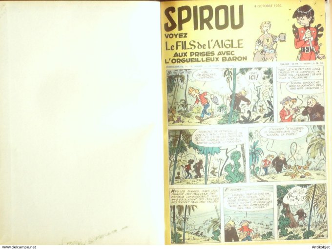 Album Spirou 59 Dupuis (n°964-976) 1956 (04-10 au 27-12) Eo complet