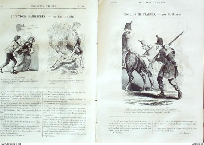 Petit journal pour Rire 1860 # 280 Les environs de Paris Grevin