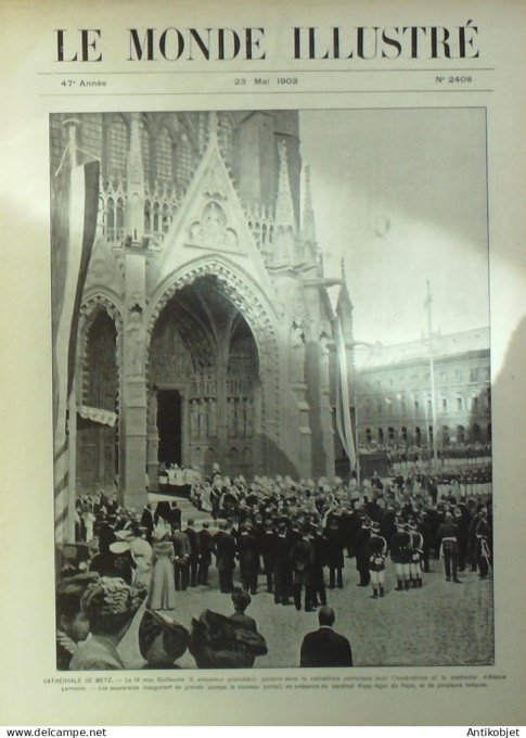 Le Monde illustré 1903 n°2408 Metz (57) Ormesson (94) Bulgarie Plewna Donbnick Telisch Pardim