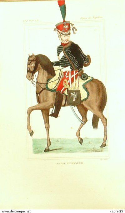 Garde d'honneur 19ème sous Napoléon 1852