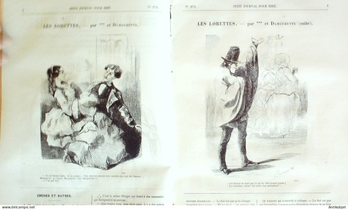 Petit journal pour Rire 1860 # 272 Refuse au Salon Grevin