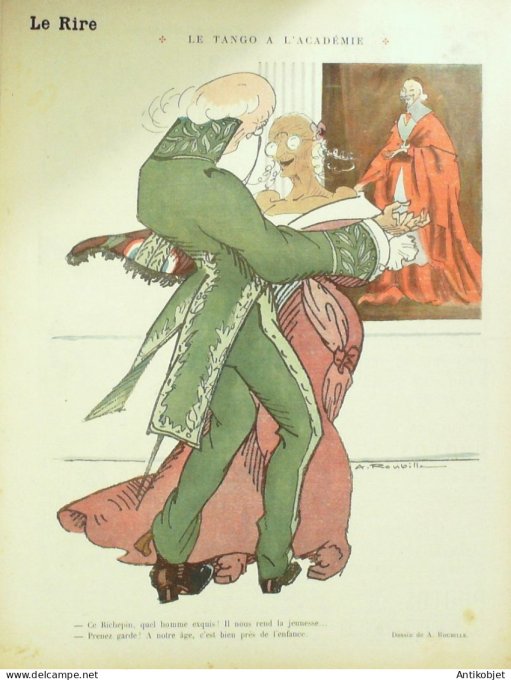 Le Rire 1921 n°117 Léandre Le Petit Nob Arnac Genty Roussau Quint