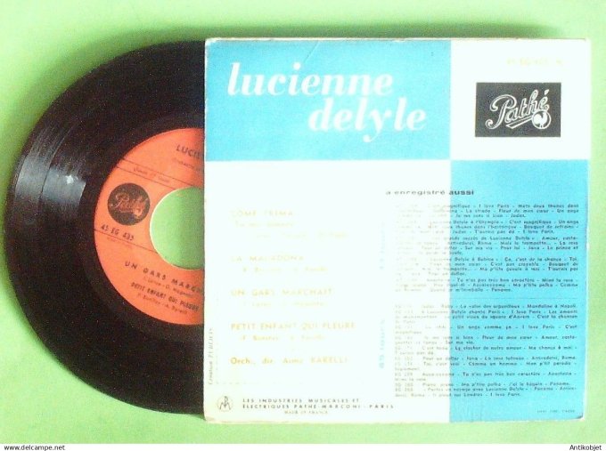 Delyle Lucienne 45T EP Come prima 1952