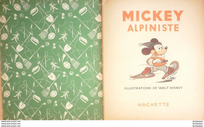 Walt Disney Mickey Alpiniste Hachette # Eo 1935