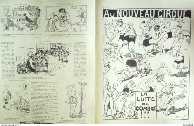 L'Assiette au beurre 1908 n°381 Le Rachat de l'Ouest Chemin de fer étalon Radiguet