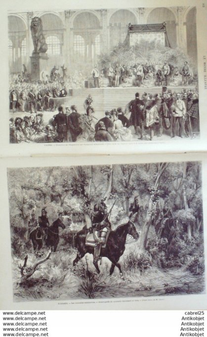 Le Monde illustré 1873 n°840 Espagne Tolède Gretna Green Autriche Vienne