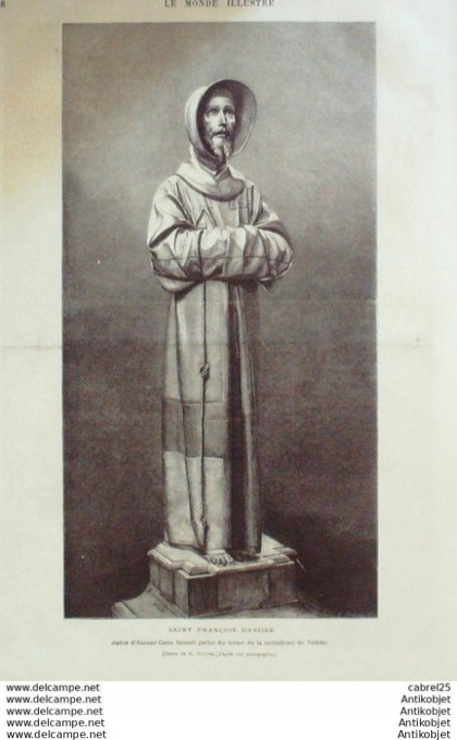 Le Monde illustré 1873 n°840 Espagne Tolède Gretna Green Autriche Vienne