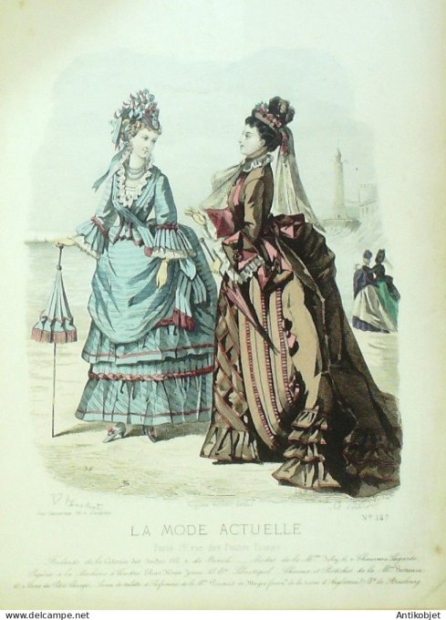 La Mode actuelle 1851 # 147 (Maison Cie des Indes) maritime