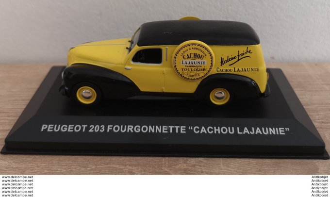 Peugeot 203 fourgonnette Cachou Lajaunie Toulouse 1:43