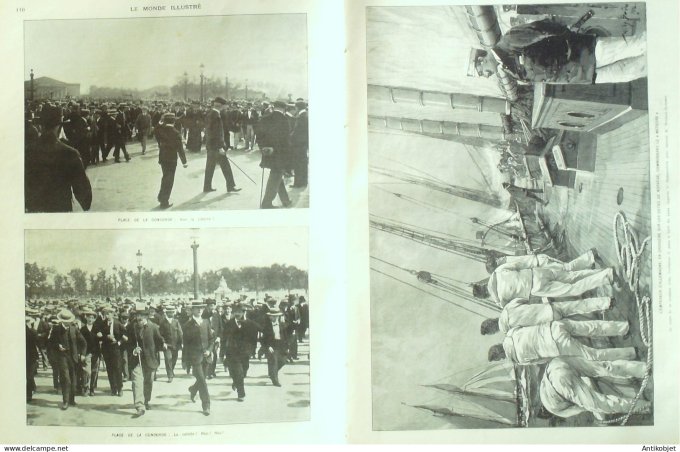 Le Monde illustré 1902 n°2366 La Roche-sur-Yon (85) Satory Versailles (78) Rome Palais Borghèse