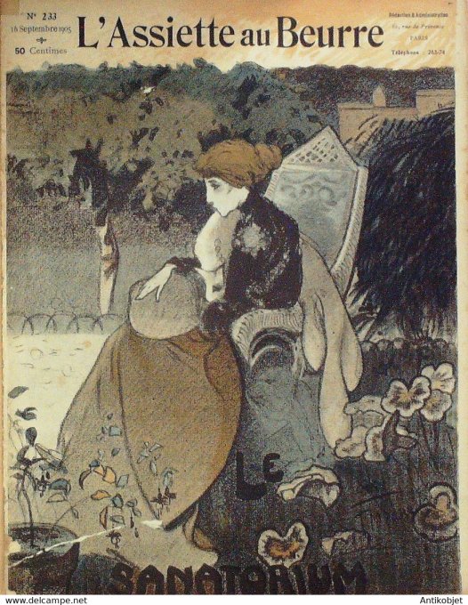 L'Assiette au beurre 1905 # 233 Le Sanatorium Florane