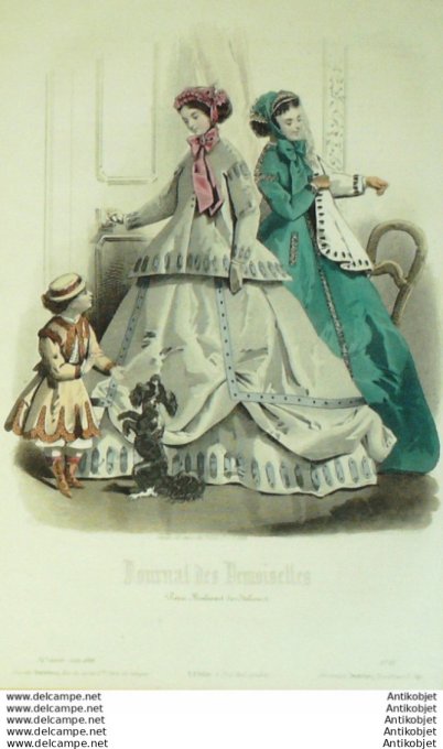 Journal de Demoiselles 1866 # 06 Chien