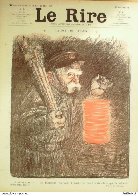 Le Rire 1907-03-23 # 216 Journal humoristique Ed.Originale Reproches