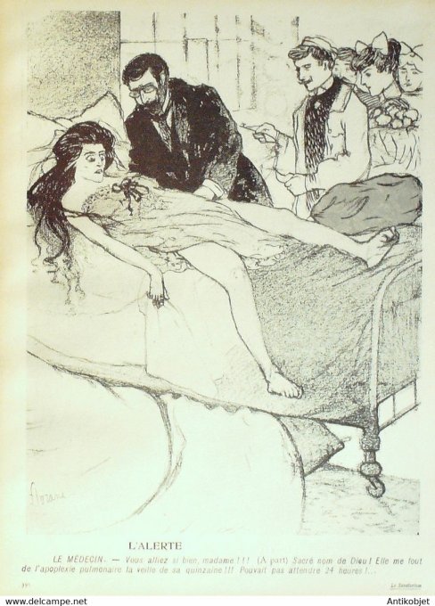L'Assiette au beurre 1905 # 233 Le Sanatorium Florane