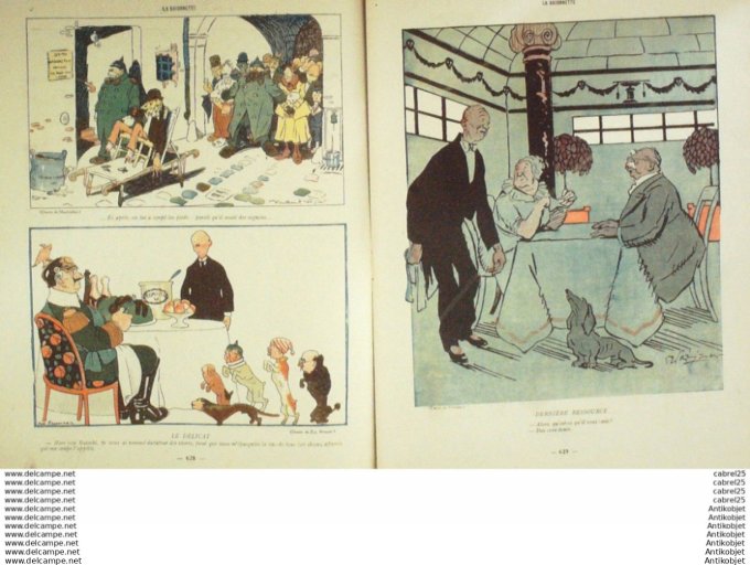 La Baionnette 1916 # 066 (Le Dictateur Aux Ventres) Harley Neumont Wegener Zislin