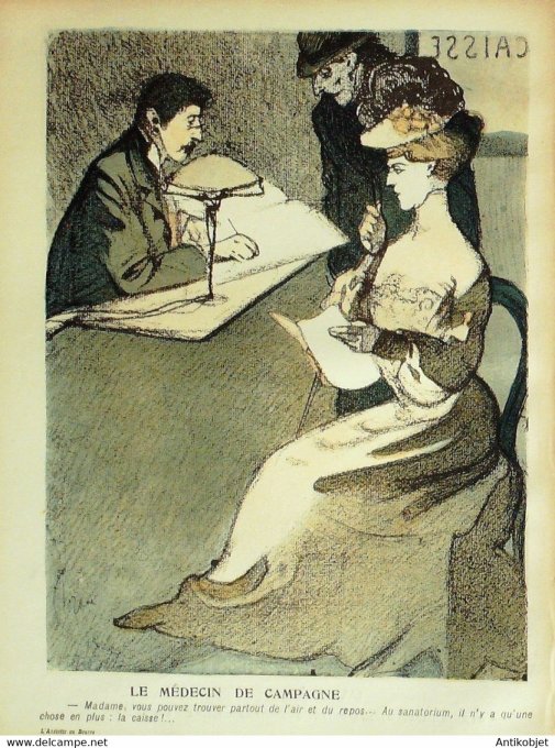 L'Assiette au beurre 1905 # 233 Le Sanatorium Florane