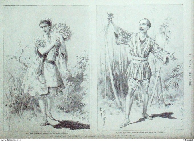Le Monde illustré 1879 n°1144 Portugal Elvas Louis Ier Madrid Cafres-Zoulous