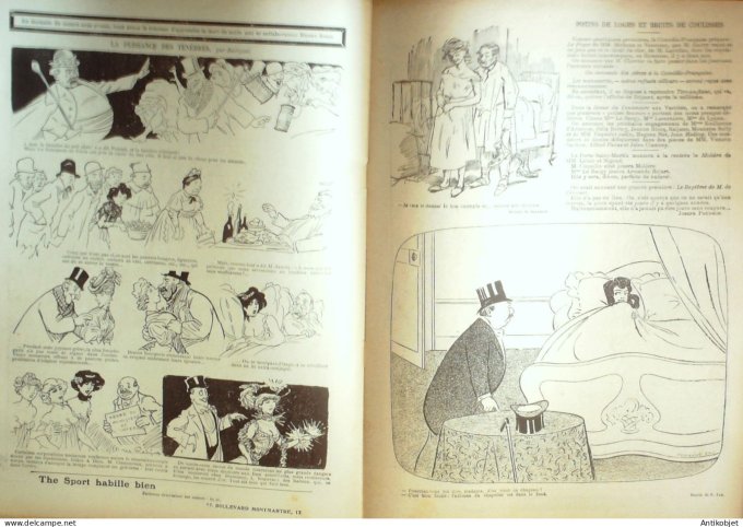 Le Rire 1907-03-23 # 216 Journal humoristique Ed.Originale Reproches